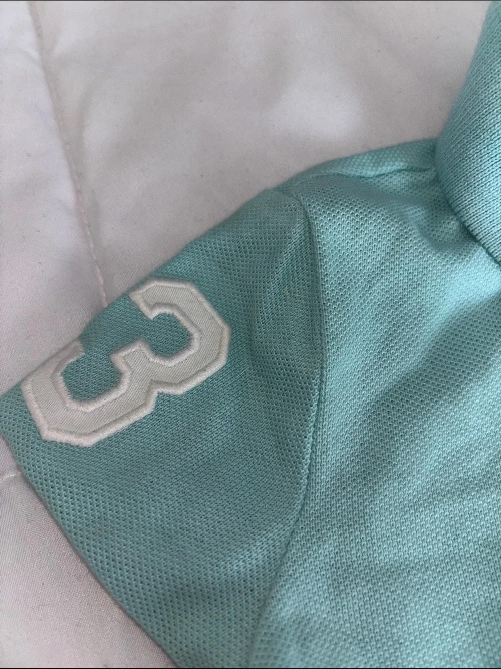 Ralph Lauren Light Mint Polo Romper